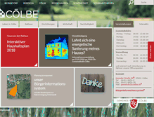 Tablet Screenshot of coelbe.de